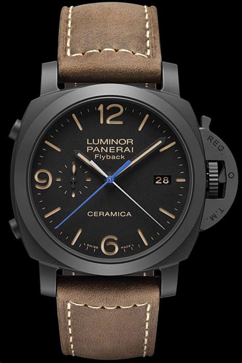 panerai luminor 1950 flyback ceramica replica|luminor panerai price list.